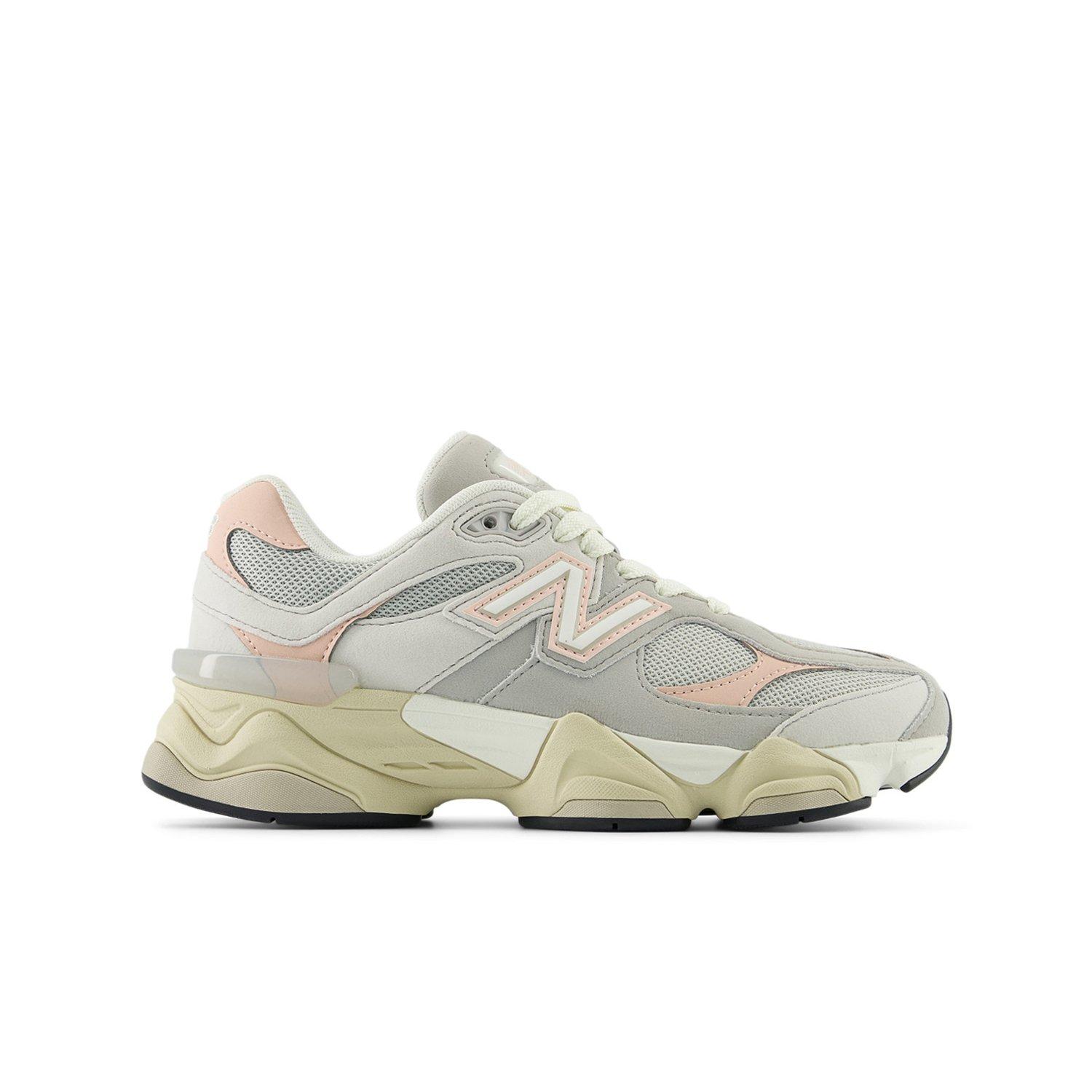 New Balance 9060 "Grey/Pink" Grade School Girls' Shoe